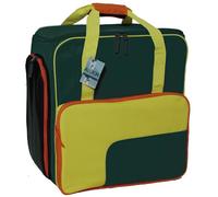 BRUBAKER ‘Super Function 2.0’ - Nouvelles couleurs - Sac à chaussures de ski, Sac casque, Sac à dos ski - Pétrole / Jaune / Orange