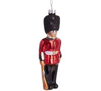 BRUBAKER - Suspension pour Sapin de Noël - Soldat Britannique/Grenadier Guard - Boule en Verre Soufflé - Peinte à la Main - Drôle & Originale - Décoration Arbre de Noël - 14,3 cm
