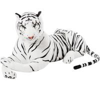 BRUBAKER Tigre blanc 110 cm Peluche
