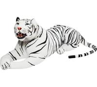 BRUBAKER tigre géant blanc avec dents 130 cm peluche tigre en peluche