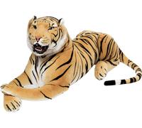 BRUBAKER tigre géant brun avec dents 130 cm peluche tigre en peluche