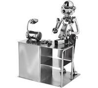 BRUBAKER Tournevis Homme en Métal - Figurine en Fer Fait Main Tournevis Homme en Métal - Figurine en Métal Idée Cadeau pour Les Amateurs et Les Artisans