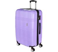BRUBAKER Valise Bahamas - Bagage avec Serrure à Combinaison, 4 roulettes et Poignées Confortables - 49 x 76.5 x 32 cm ABS Trolley - Malette Rigide à Roues (XL - Lilas Violet)
