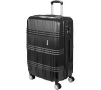 BRUBAKER Valise Bahamas - Bagage avec Serrure à Combinaison, 4 roulettes et Poignées Confortables - 49 x 76.5 x 32 cm ABS Trolley - Malette Rigide à Roues (XL - Noir)