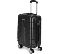 BRUBAKER Valise rigide Miami - Valise de voyage extensible avec serrure à combinaison et 4 roulettes - 37 x 56 x 24,5 cm, M, noir