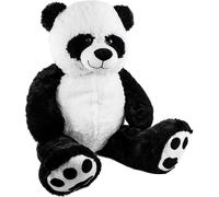 BRUBAKER XXL Panda 100 cm avec un cœur Je t'aime peluche