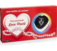 BRUBAKER "Your personal Love Pearl" perle de vœu - Collier avec pendentif coeur en argent + coquillage avec perle véritable comme set cadeau de bijoux - Amour
