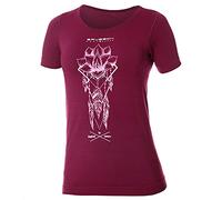 BRUBECK Tee Shirt Femme Sport Laine Mérinos T Shirt Femme Thermo sous vêtements de Sport pour Femme Respirant t-Shirts et Tops de Sport Femme Base Layer ete