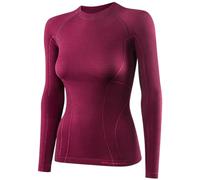 BRUBECK Tee Shirt Thermique Femme sous Pull Thermique Femme Chaud Base Layer sous Vetement Thermique Femme en Laine Merinos 41% Haut Thermique Femme Ski, Running, Respirante
