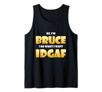 Bruce Costume IDGAF Funny Meme Halloween Costume for Bruces Débardeur