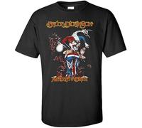 Bruce Dickinson Accident of Birth 1997 Jester Album Cover Mens T-Shirt Black Unisex Tee XXL