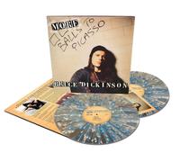 Bruce Dickinson – More Balls to Picasso – Double vinyle transparent, éclaboussures bleues/blanches