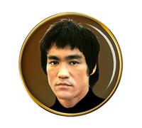Bruce Lee Broche Badge