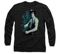Bruce Lee Feel Unisex Long Sleeve T Shirt, Black, Noir, XXL Mixte