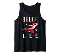 Bruce Lee Flying Kick Shadowed Face Shot Débardeur