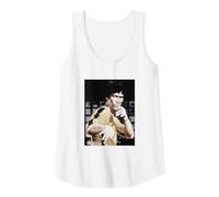 Bruce Lee Iconic Yellow Jumpsuit Vintage Poster Débardeur, Femme, Blanc, M