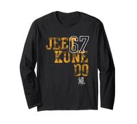 Bruce Lee Jeet Kune Do 67 Collegiate Distressed Manche Longue