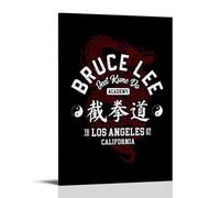 Bruce Lee Jeet Kune Do Poster Peinture décorative sur toile Art mural pour salon, chambre à coucher, 40 x 60 cm
