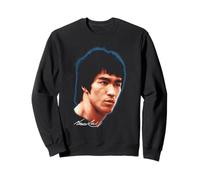 Bruce Lee Large Portrait with Signature Martial Arts Movie Sweatshirt