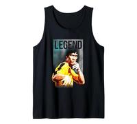 Bruce Lee Legend Iconic Yellow Jumpsuit Vintage Poster Débardeur