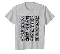 Bruce Lee Negative Film Strips Vintage T-Shirt, Enfant, Argent, 2 Ans
