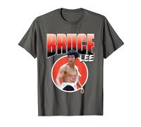 Bruce Lee The Big Boss Fists of Fury Rétro T-Shirt, Homme, Asphalte, S