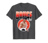 Bruce Lee The Big Boss Fists of Fury Rétro T-Shirt, Homme, Chiné Foncé, S
