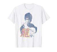 Bruce Lee The Dragon Distressed Portrait T-Shirt
