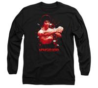 Bruce Lee The Shattering Fist Unisex Long Sleeve T Shirt, Black, Noir, M Mixte