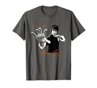 Bruce Lee Walk on! Citation philosophique T-Shirt, Homme, Asphalte, 4XL