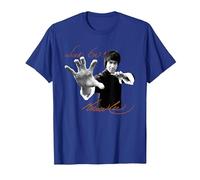 Bruce Lee Walk on! Citation philosophique T-Shirt, Homme, Bleu Royal, 3XL