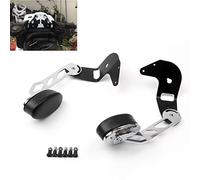 Bruce & Shark Dossier Paire d'accoudoirs de Passager réglables Sissy Bar Kit adapté pour Honda Gl1800 Goldwing 2001-2017