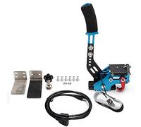 Bruce & Shark Frein à main PC USB3.0 64 Bit, Mettre à jour le frein à main Sim Racing Games pour logitech G25 G27 G29 T500 T300 Fanatecosw LFS Dirt Rally,Frein Progressif avec Capteur Hall Bleu