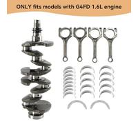 Bruce & Shark G4FD 1.6L Engine Crankshaft & Rods & Bearing pour Hyundai Accent Kia Rio Soul