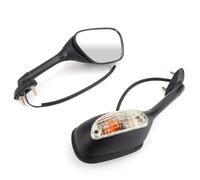 Bruce & Shark Rearview Side Mirrors w/Turn Signals pour Suzuki GSXR600 GSX-R750 GSXR1000 02-15