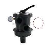 Bruce & Shark SP0714T Vari-Flo 1.5" FIP Top Mount Multiport Pool Valve pour Hayward - Includes Sight Glass, Gauge, O-Ring