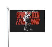 Bruce Singer Springsteen Rock Drapeau imprimé recto verso 3x5FT The Boss rock commémoratif drapeau cour/garage/concert fête décoration œillets métalliques collection de fans cadeau