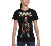 Bruce Singer Springsteen Rock T-Shirt ado The Boss Pochette d'album Classique T-Shirt Unisexe Ample en Coton Festival de Musique entourant Cadeau pour Les Fans Adolescents Small