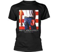 Bruce Springsteen - "Born in the USA" T-shirt homme/femme unie PH3383 (M) (Noir)
