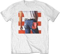 Bruce Springsteen - "Born in the USA" T-shirt homme/femme unie RO2259 (S) (Blanc)