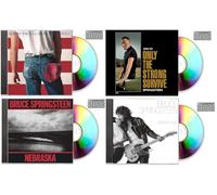 Bruce Springsteen - Collection : Born In The U.S.A. + Only The Strong Survive + Nebraska + Born To Run Lot de 4