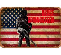Bruce Springsteen Poster Panneaux d’étain Vintage Affiche de métal rétro Plaque de Panneau Mur Art décor 8×12 Pouces