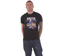 Bruce Springsteen T Shirt Born in The USA 85 Nouveau Officiel Unisex Noir Size M