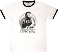 Bruce Springsteen - T-shirt homme/femme unie RO5772 (XL) (Blanc)