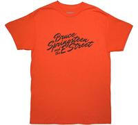 Bruce Springsteen - "Tour '24 River Font" T-shirt pour homme/femme unie RO13046 (XL) (Orange)