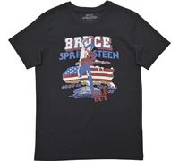 Bruce Springsteen - "Tour '84-'85" T-shirt Homme/Femme Unie PH3499 (M) (Noir)