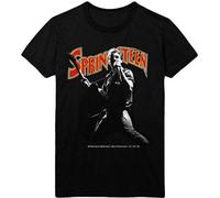 Bruce Springsteen - "Winterland Ballroom Singing" T-shirt pour homme/femme unie RO2165 (XL) (Noir)