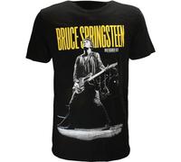 Bruce Springsteen - "Winterland Ballroom" T-shirt pour homme/femme unie RO2188 (L) (Noir)