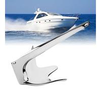 Bruce Style Ancre Griffe avec Polissage Miroir Acier Inoxydable 316 Résistant à la Corrosion pour Yachts et Hors-bord