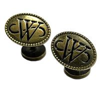 Bruce Wayne Boutons de manchette Batman en laiton, One Size, Laiton